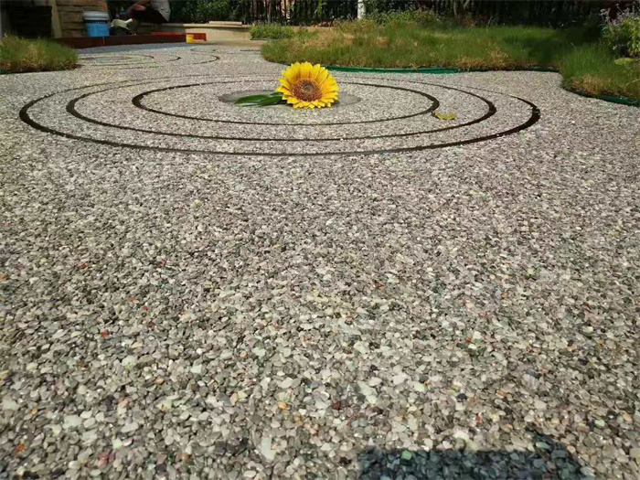 西安水洗石胶粘石地坪_咸阳渭南卵石胶粘石哪家好