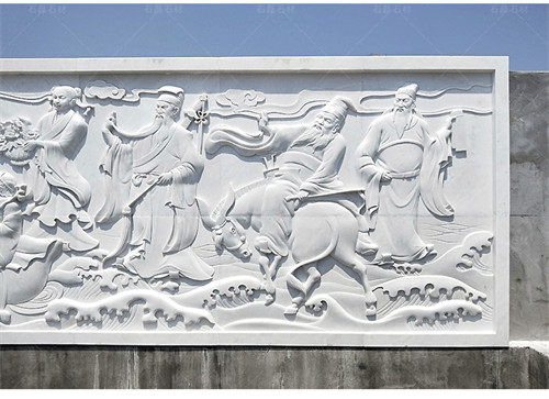 巴中大型汉白玉浮雕厂家_内江文化墙浮雕雕刻_巴中广场石材浮雕
